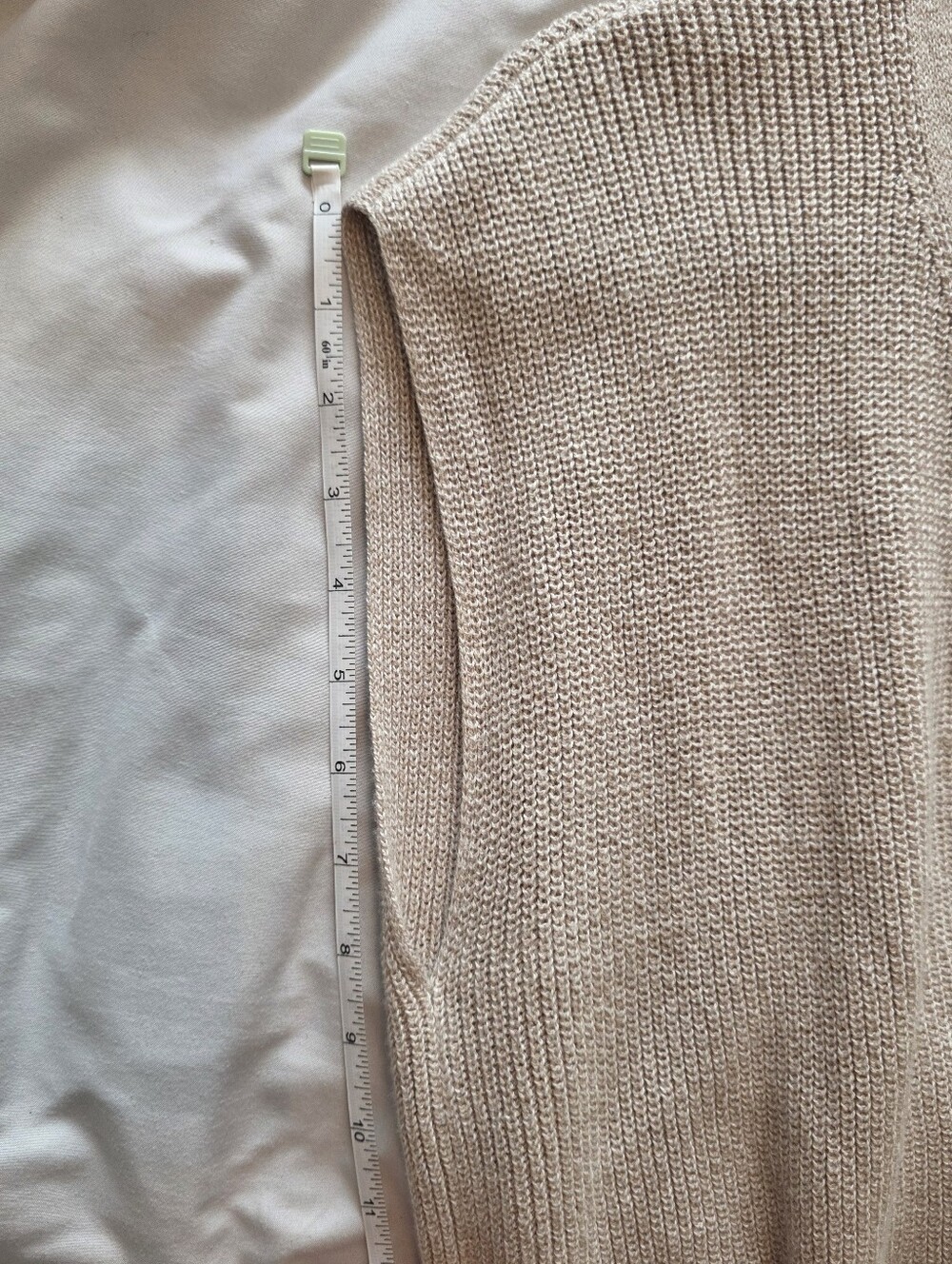 Eileen Fisher Sleeveless Grandpa Cardigan Slouchy Vest Size M Organic Cotton - Picture 5 of 12